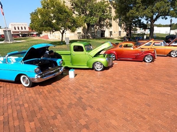 Coffee and Car's Show in Gilmer, Texas
