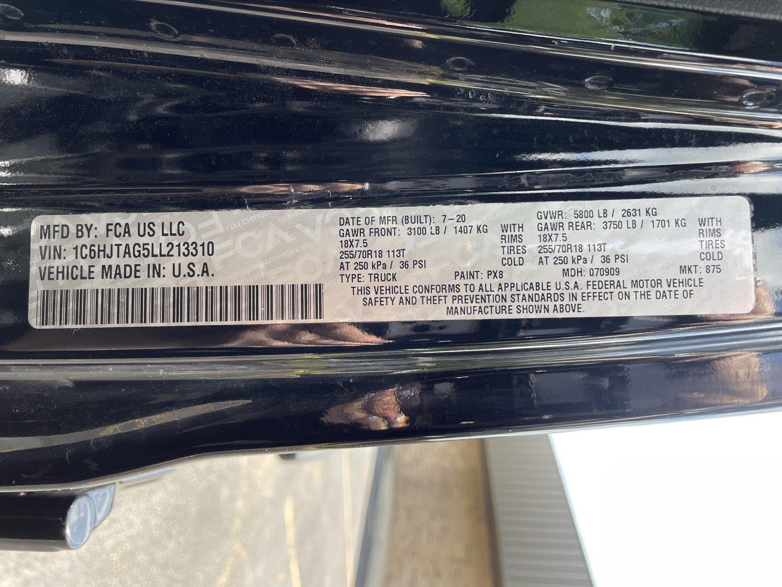 2020 Jeep Gladiator Altitude