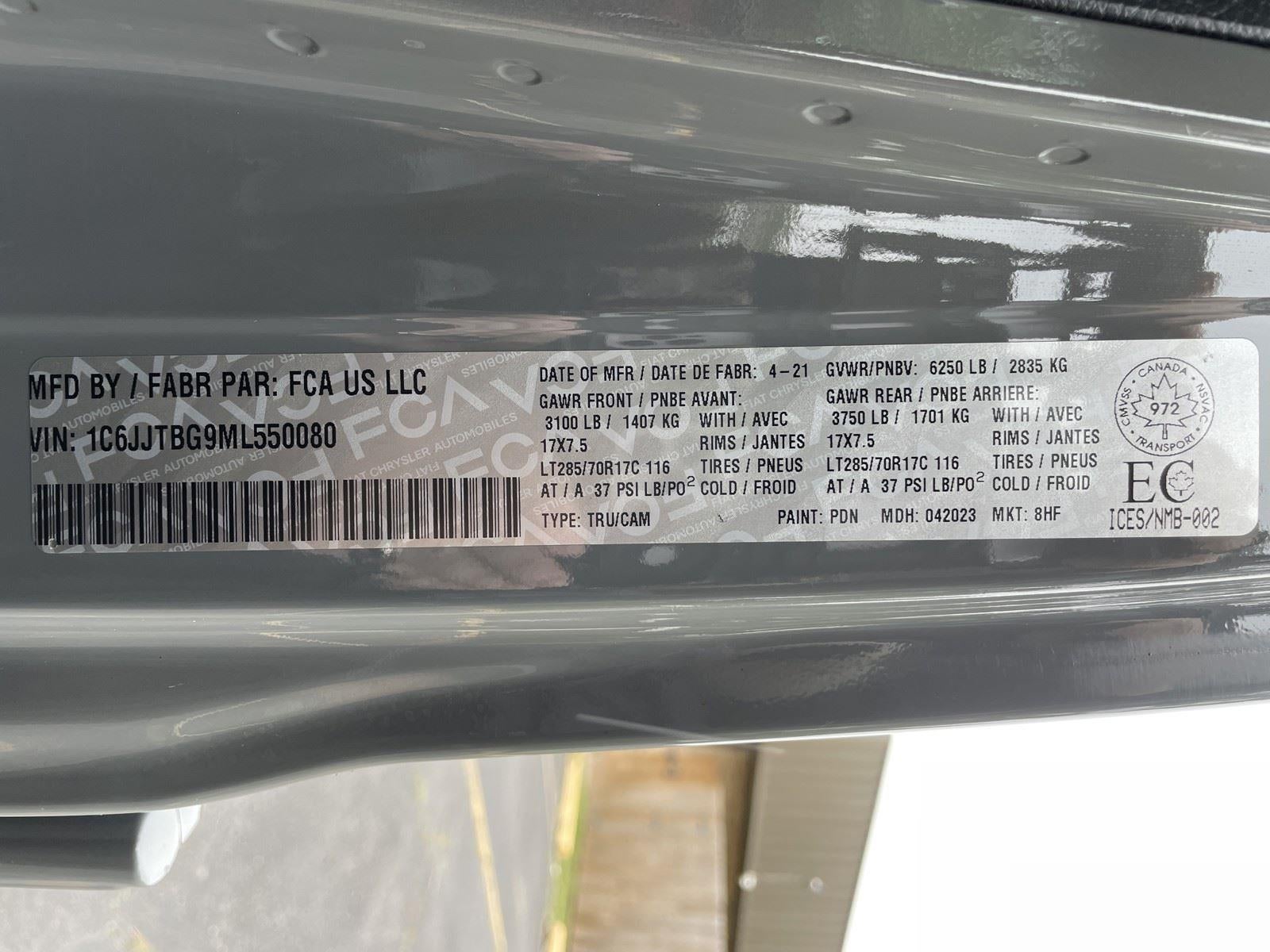 2021 Jeep Gladiator Rubicon