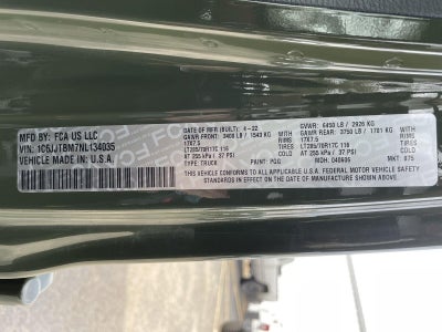 2022 Jeep Gladiator Rubicon