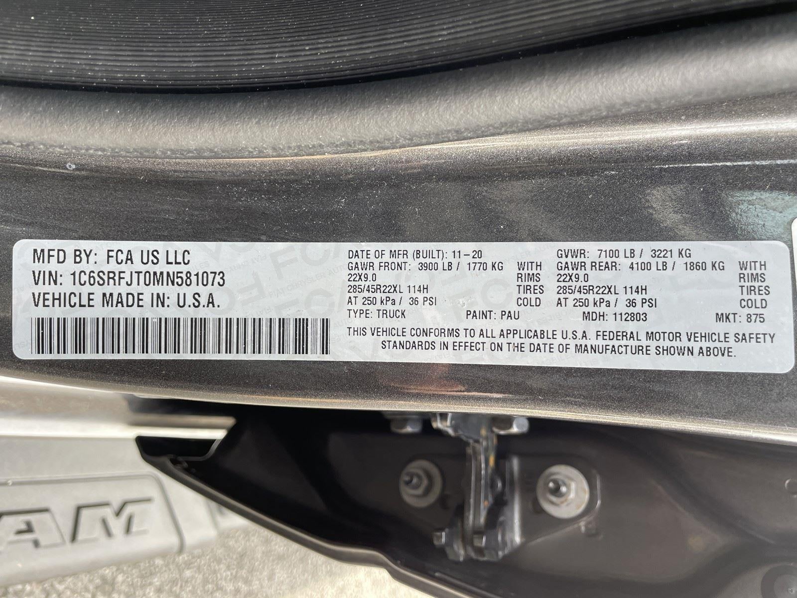 2021 RAM 1500 Laramie