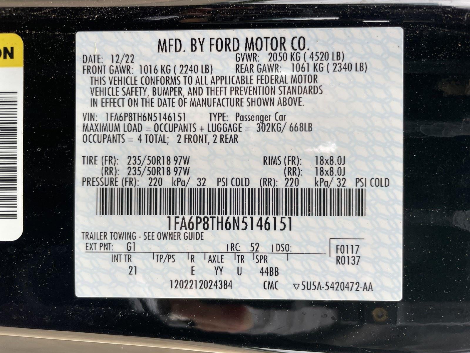 2022 Ford Mustang EcoBoost