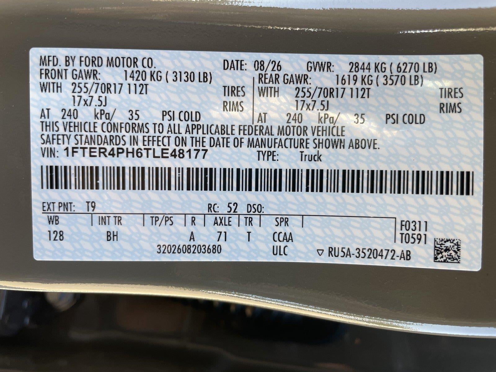 2026 Ford Ranger XL