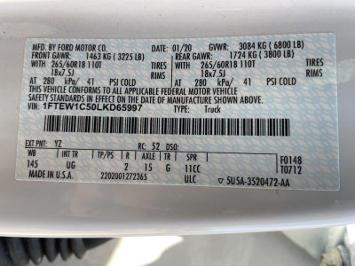 2020 Ford F-150 XLT