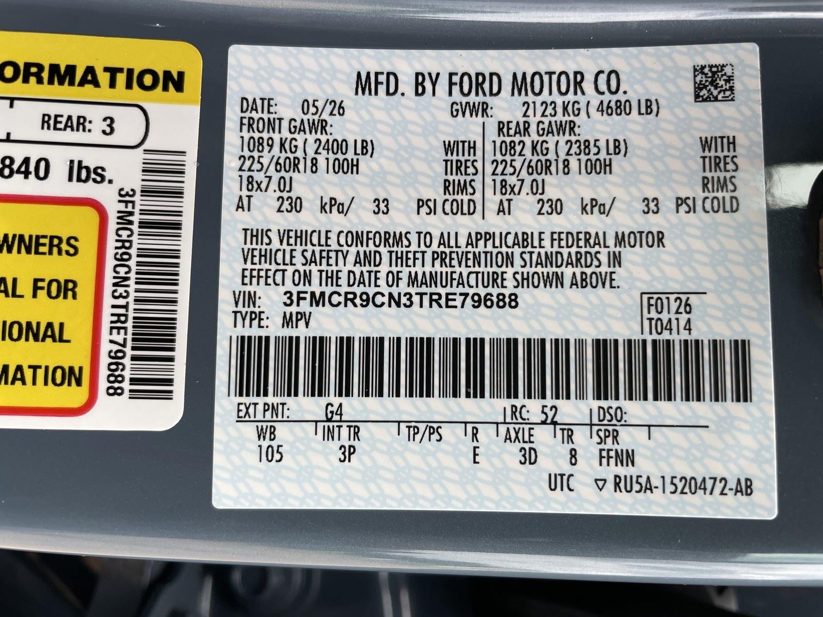 2026 Ford Bronco Sport Outer Banks