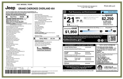 2021 Jeep Grand Cherokee Overland