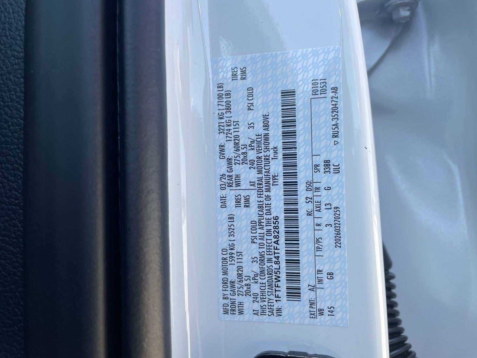 2026 Ford F-150 Lariat®