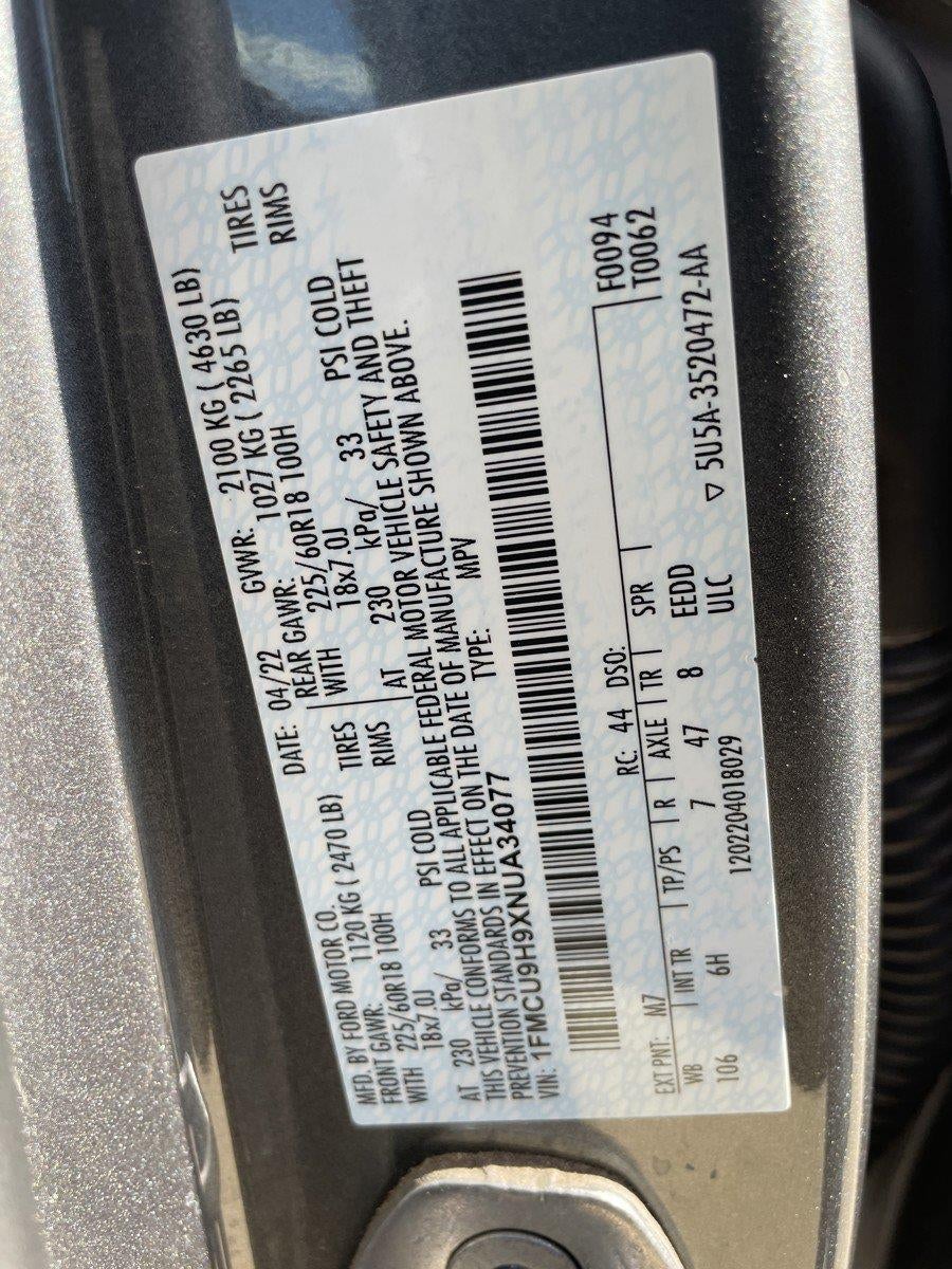 2022 Ford Escape SEL