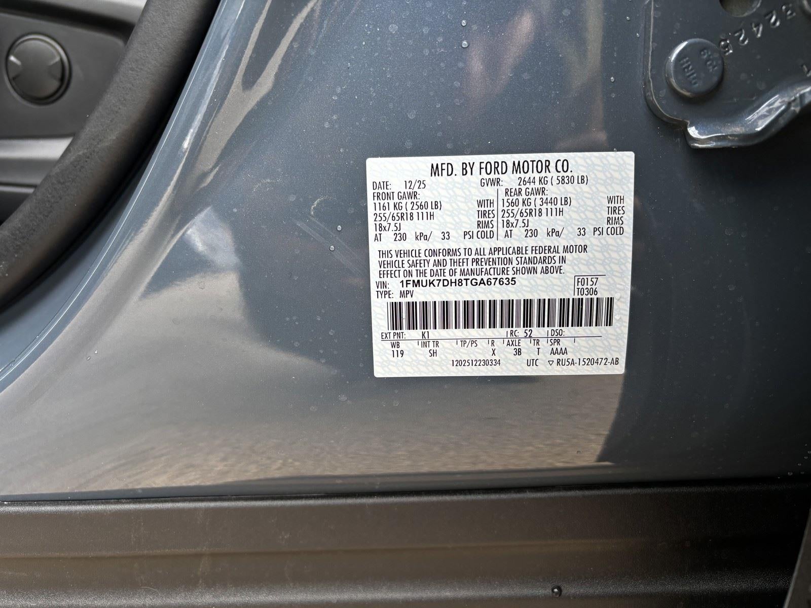 2026 Ford Explorer Active w/100A Pkg