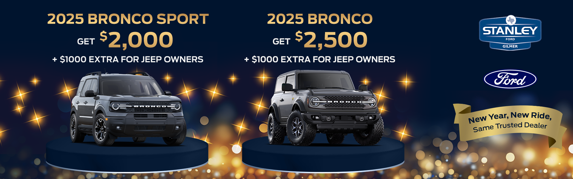 Monthly Specials at Stanley Ford Gilmer