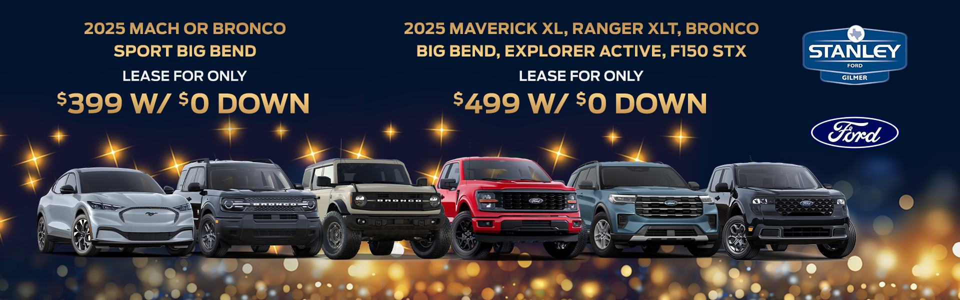 Monthly Specials at Stanley Ford Gilmer