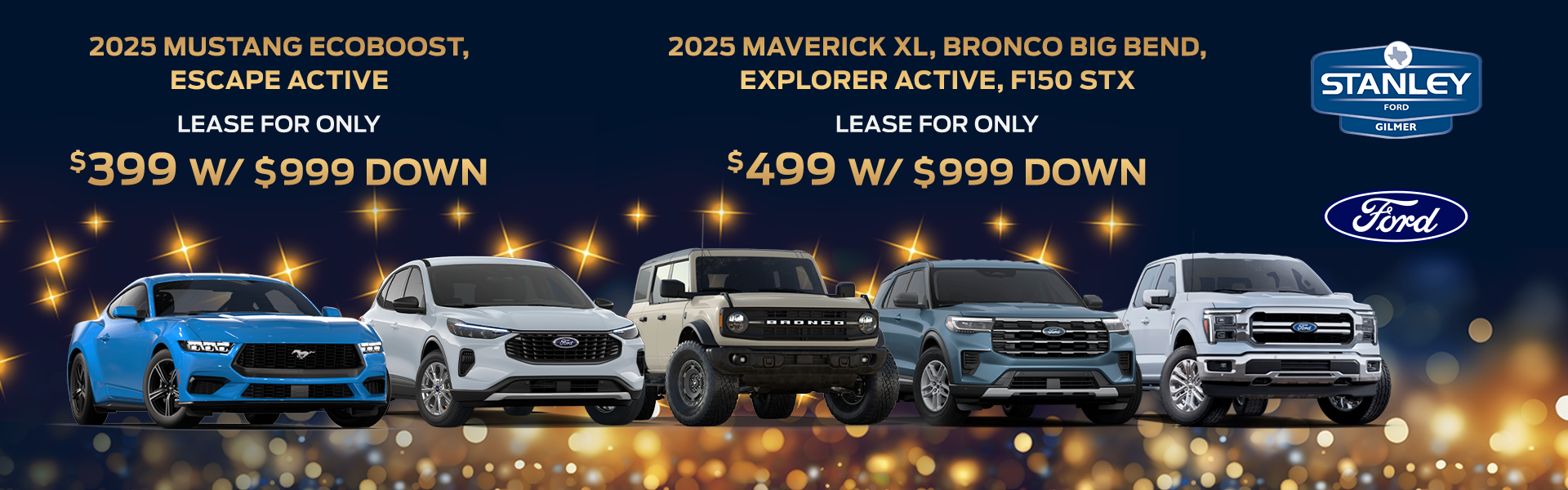 Monthly Specials at Stanley Ford Gilmer