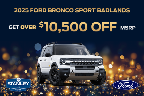Monthly Specials at Stanley Ford Gilmer