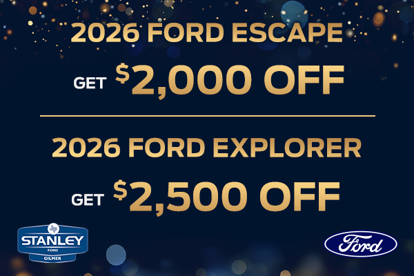 Monthly Specials at Stanley Ford Gilmer