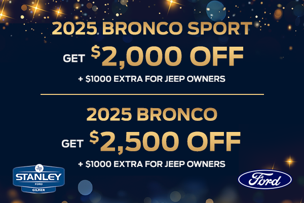 Monthly Specials at Stanley Ford Gilmer