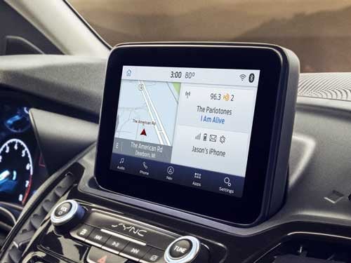 2023 Ford Transit Connect Passenger Wagon close up view of touchscreen display